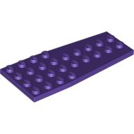 Lego destička 4x9 klín křídlo, tmavě fialová (4568656)